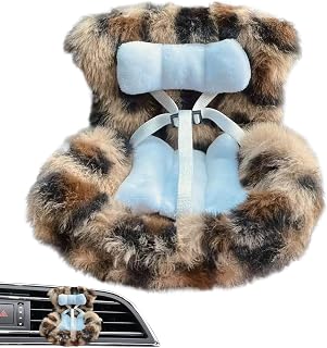 Silla de Coche para Muñecas,Asiento Suave de 17 cm con Clip de Ventilación | Accesorios de Juguetes Decoración de Escritorio Moderna para Niñas Pequeñas y Coleccionistas