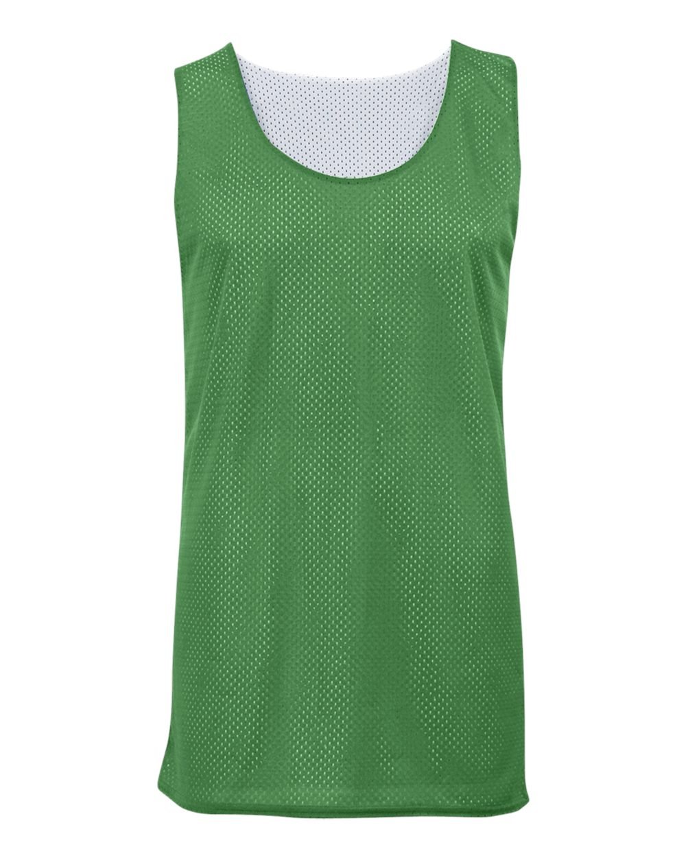 Badger Sport Kelly Green/White Adult 5XL Reversible Mesh Tank Top Jersey Uniform