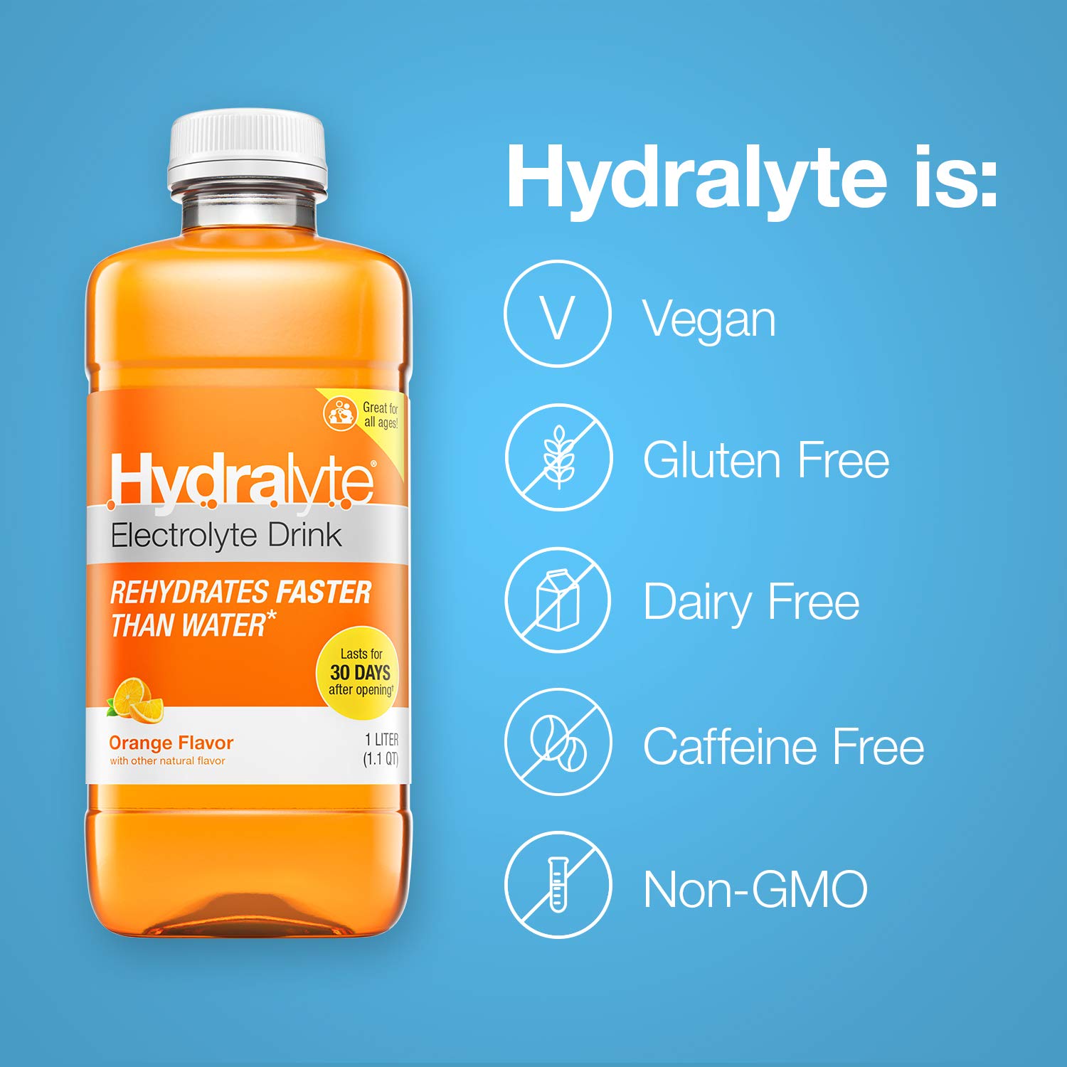 Buy Hydralyte Ready to Drink Oral Electrolyte Solution Electrolyte