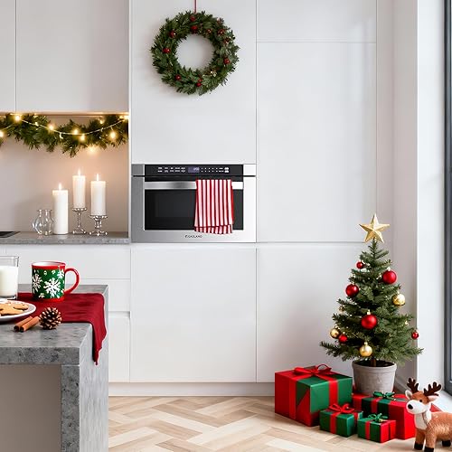 Vista 37 de GASLAND Horno de microondas de 30 pulgadas sobre el rango, 1.9 pies cúbicos sobre el microondas de la estufa, 11 niveles de potencia, cocción con un