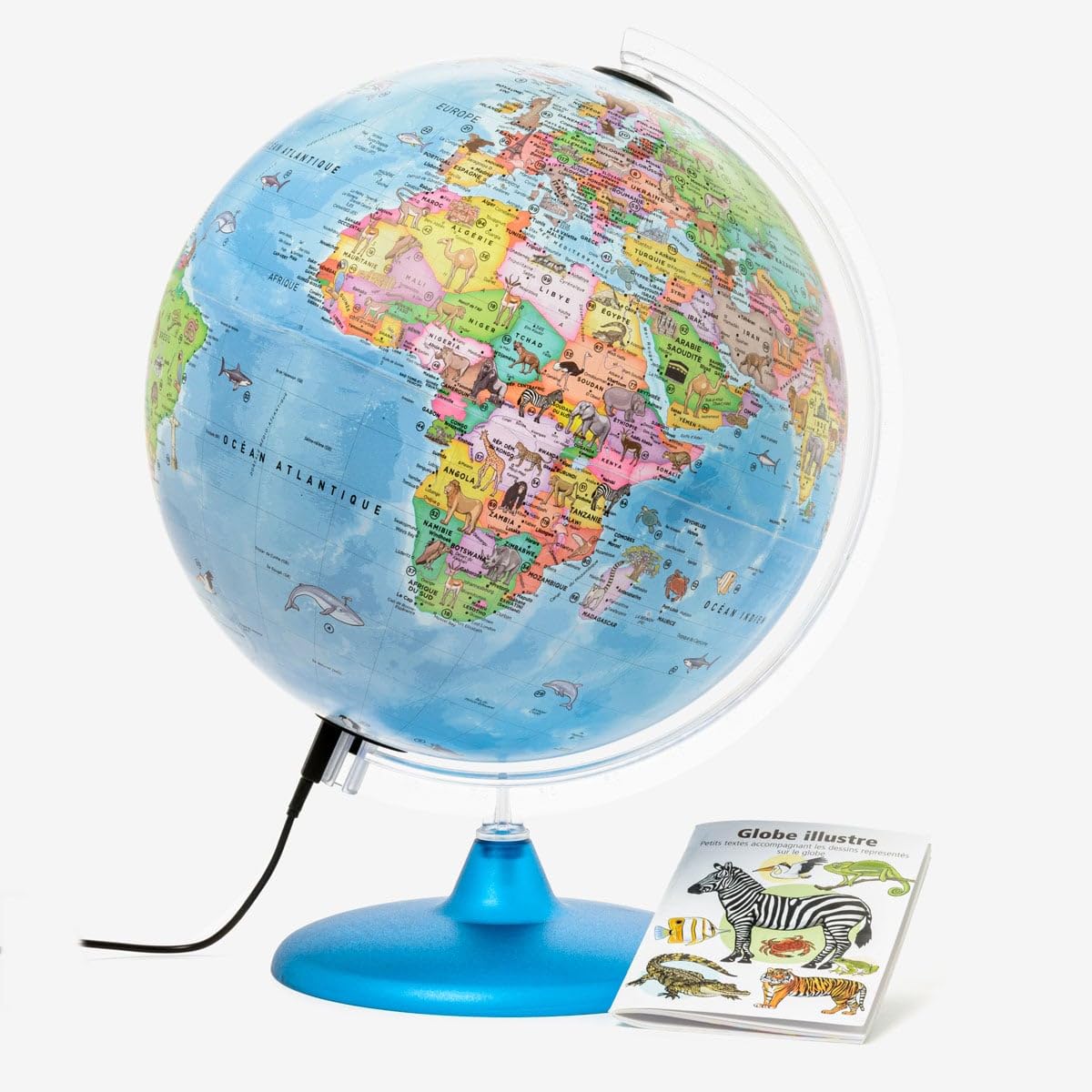 Oxybul | Globe illustré lumineux | 6 ans et plus