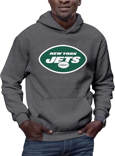 Miniatura 1 de Hybrid Sports - NFL City Block - Sudadera con capucha unisex para adultos para hombres y mujeres - Ropa con licencia oficial