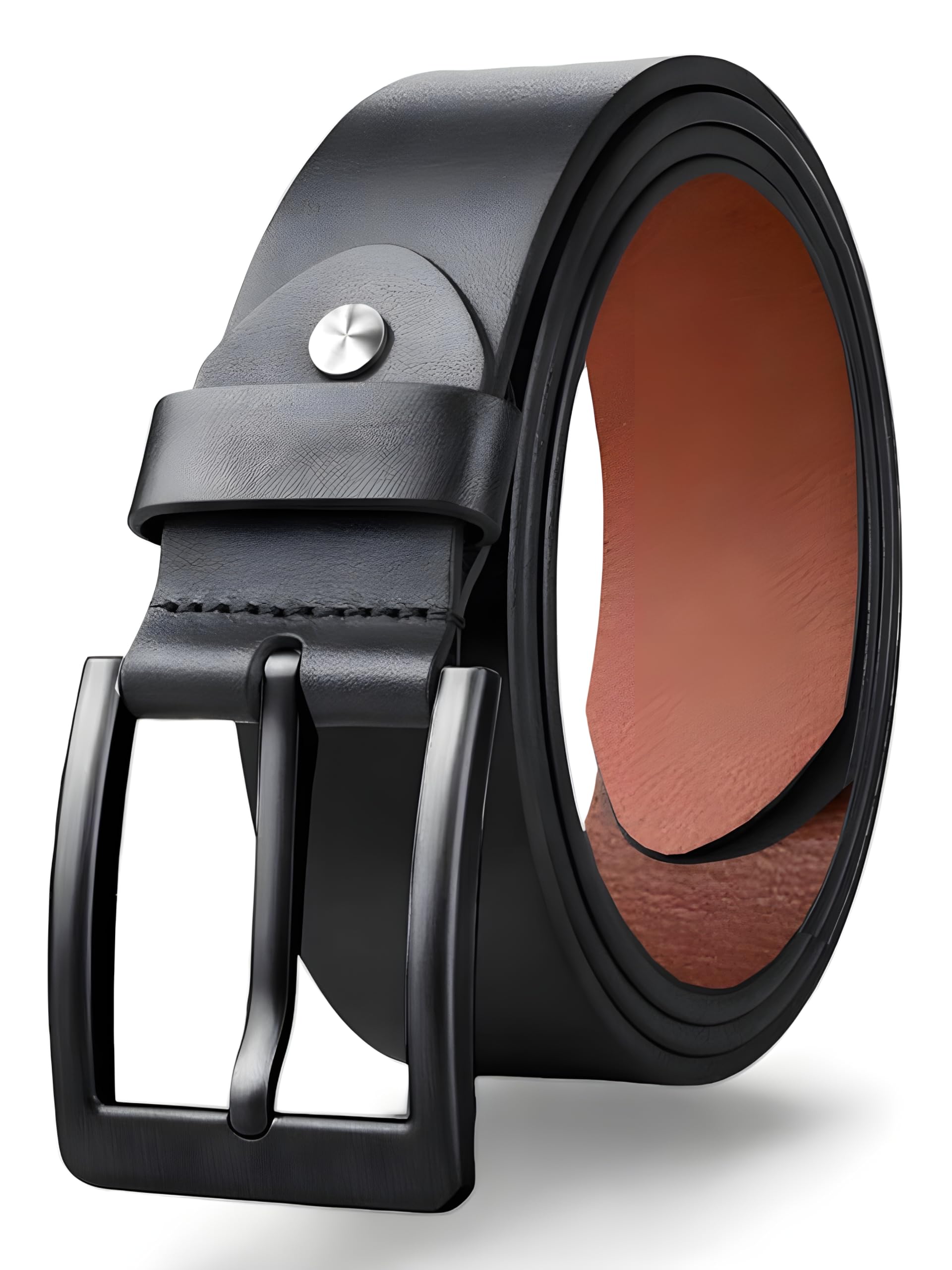 nexbelt Men's Vegan Leather Belt for Men,-picture-13