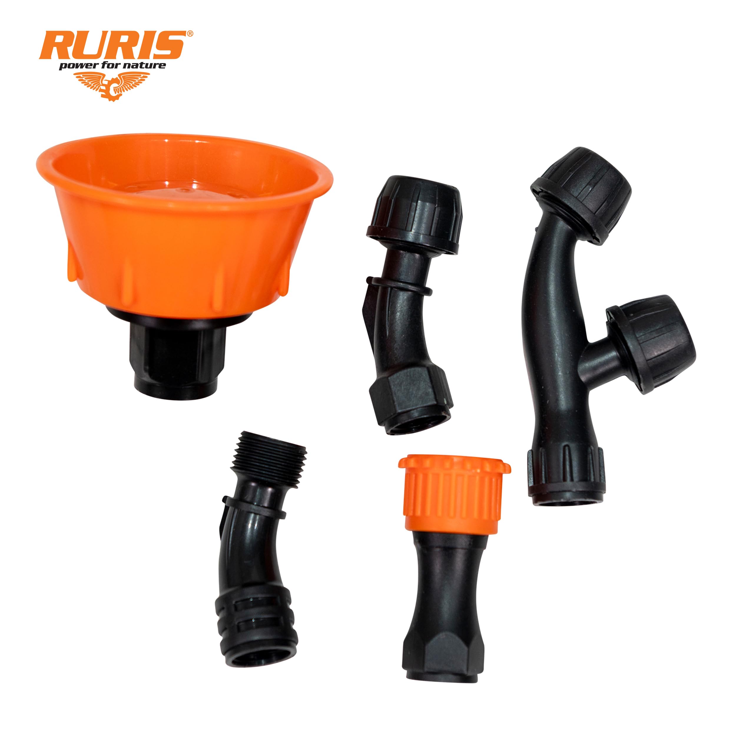 RURIS RSE 1800PRO Pulverisateur Electrique a Dos 18L Batterie Li-ION 20V 4Ah RURIS Alfa UP Non Inclus 6 Bar Autonomie 2.5h Lance Telescopique Metal 4 Buses Affichage LED Pompe a Membrane