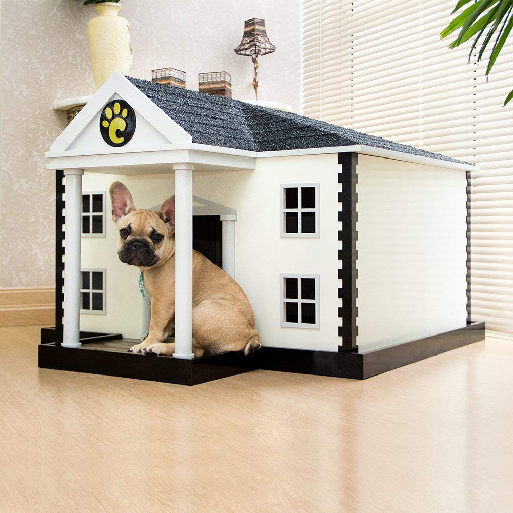 Amazon | 【Carlu Pet House】ドッグハウス ホワイトハウスドッグ 