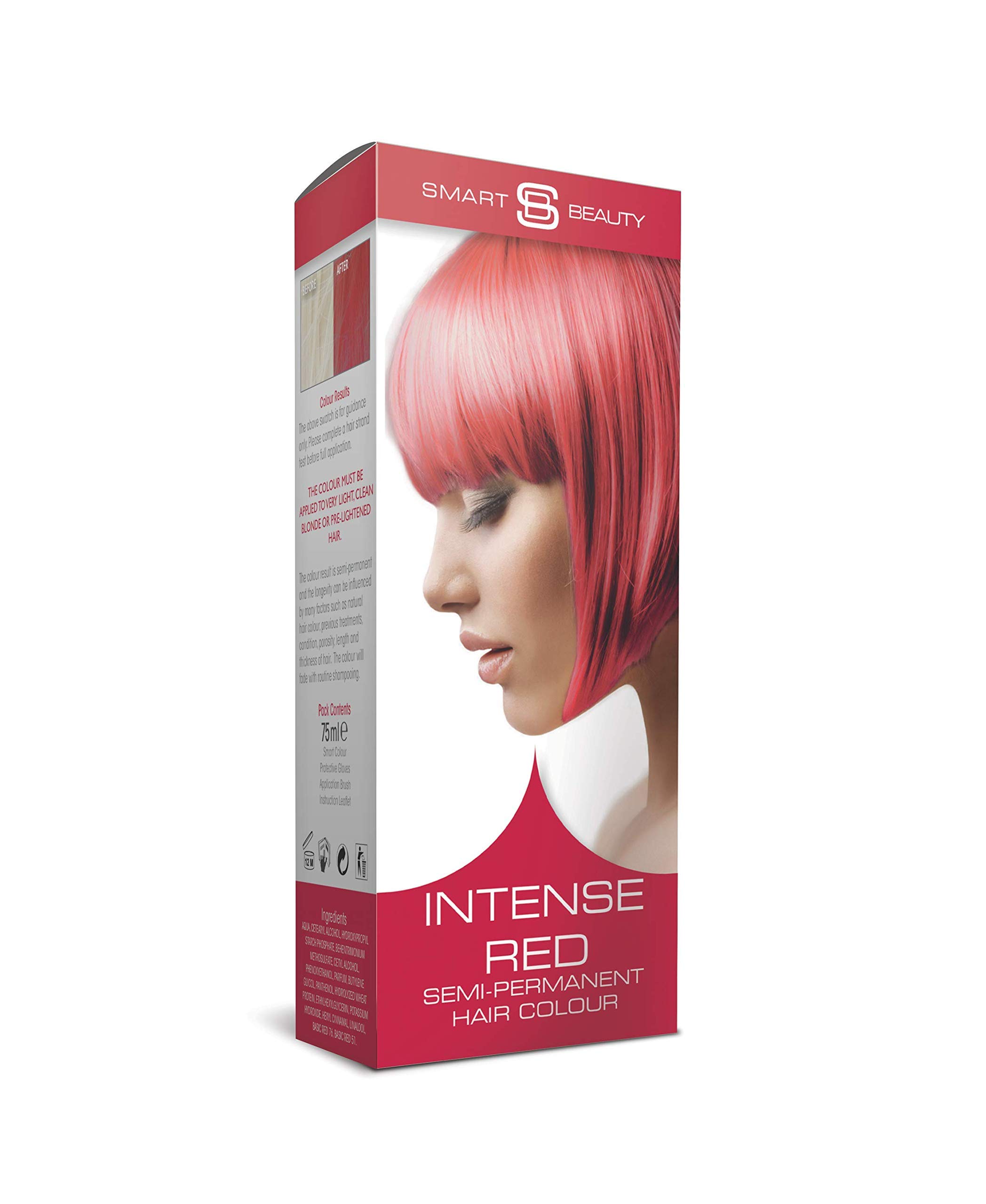 Buy Smart Beauty Intense Red SemiPermanent Hair Dye, Professional