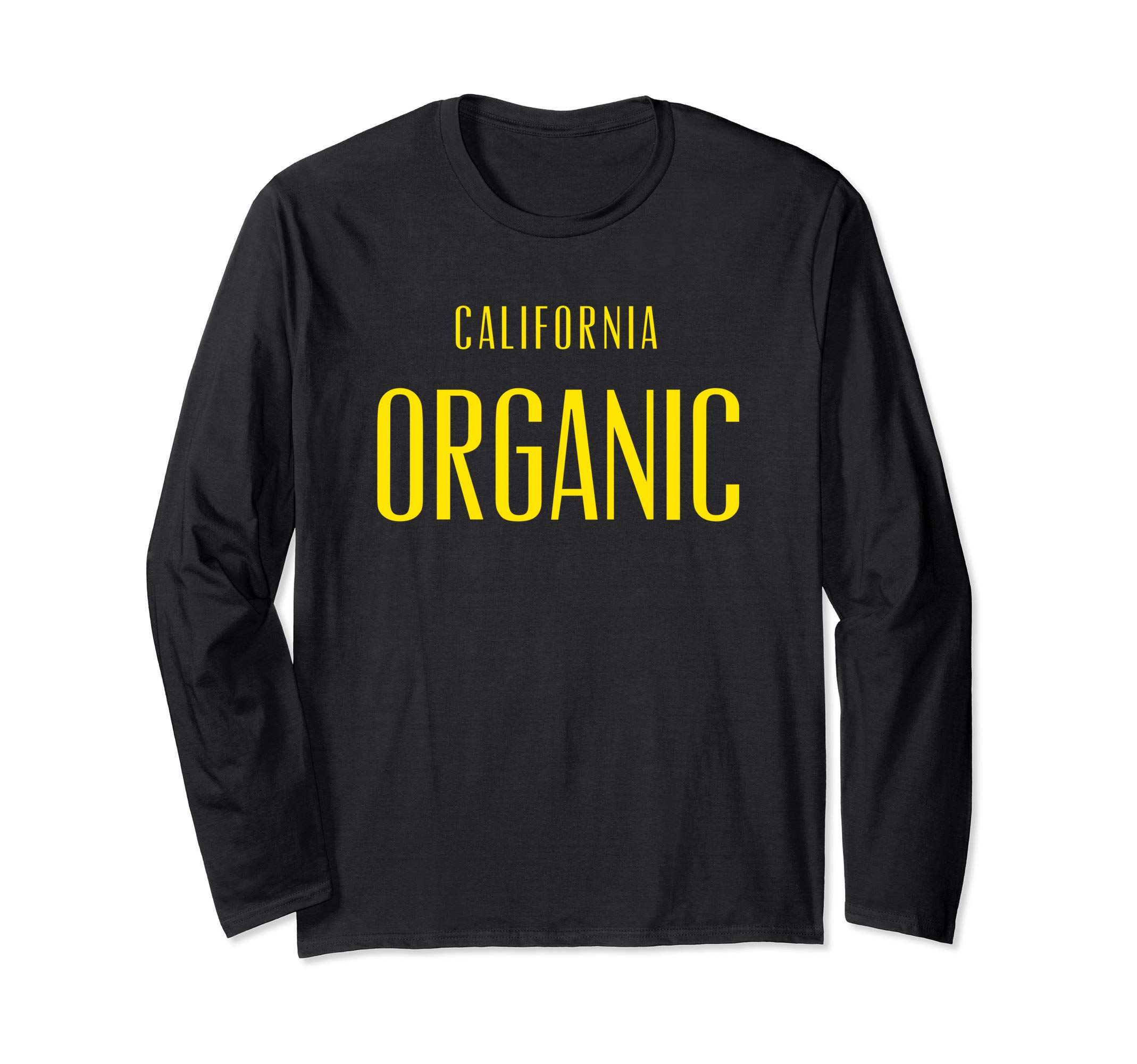 Funny Organic food Cali License Plate Sarcastic Joke Long Sleeve T-Shirt