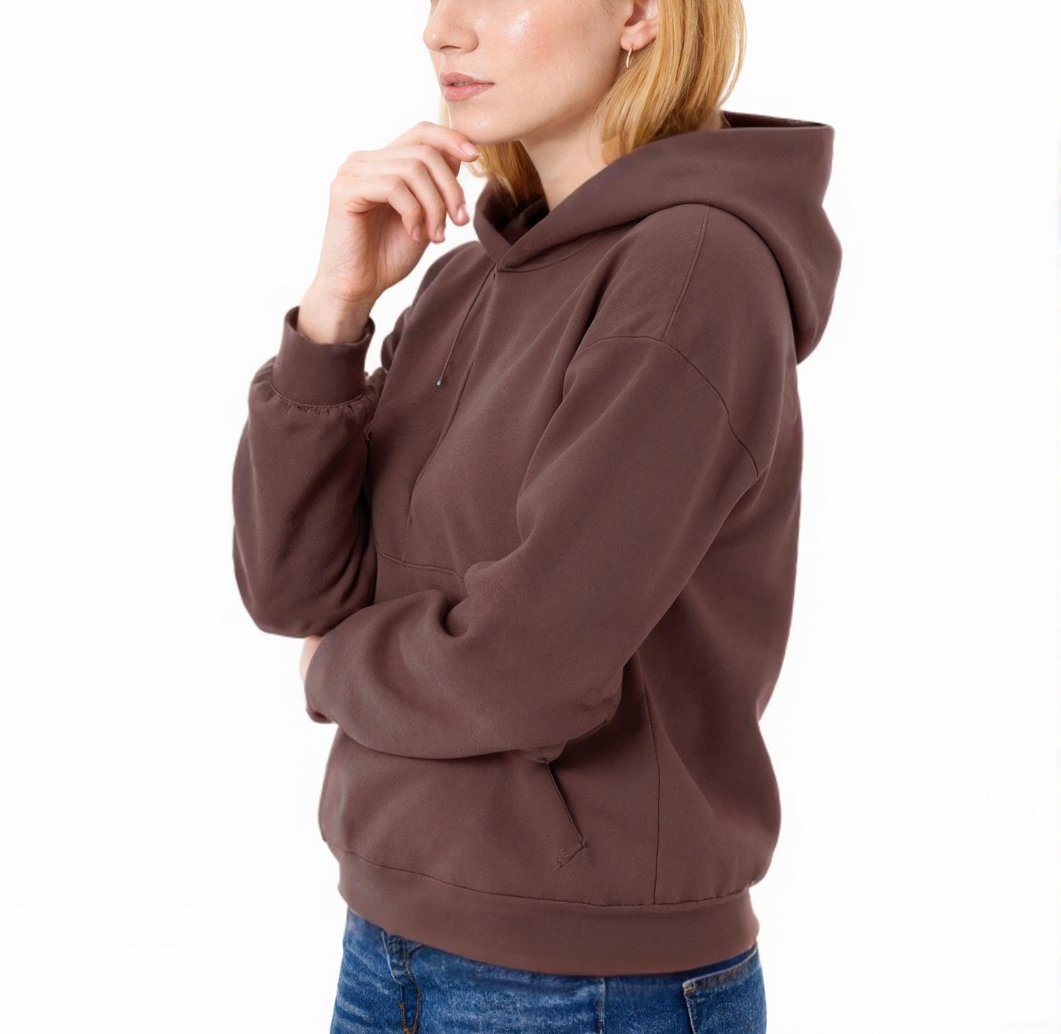 Damskie bluzy oversize bluzy polarowe jesień moda sweter swetry zimowe ubrania
