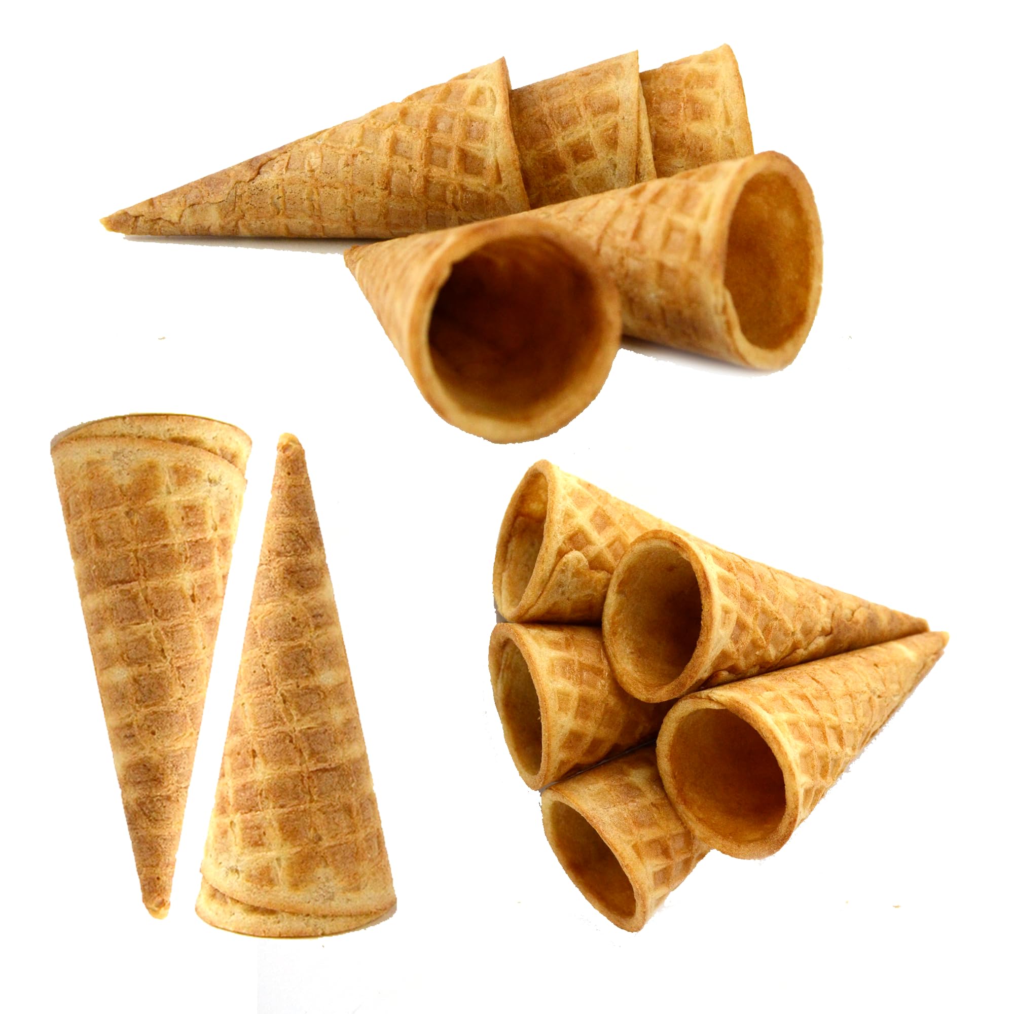 PZ 760 MINI CONI IN CIALDA WAFER I GUSTOLINI PER DECORAZIONE GELATI PER GELATERIE