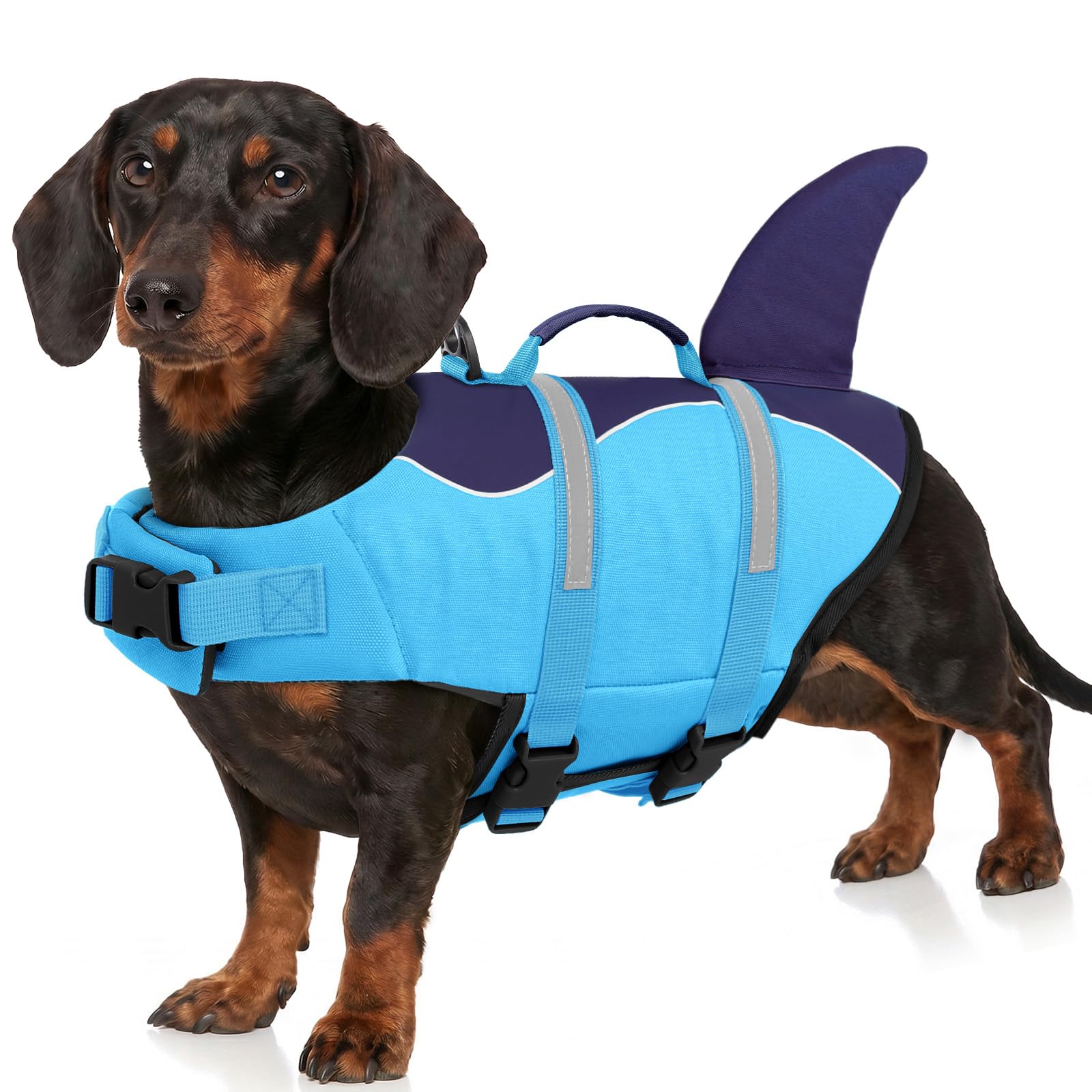 AOFITEE Schwimmweste Hund L, Verstellbar Hundeschwimmweste G