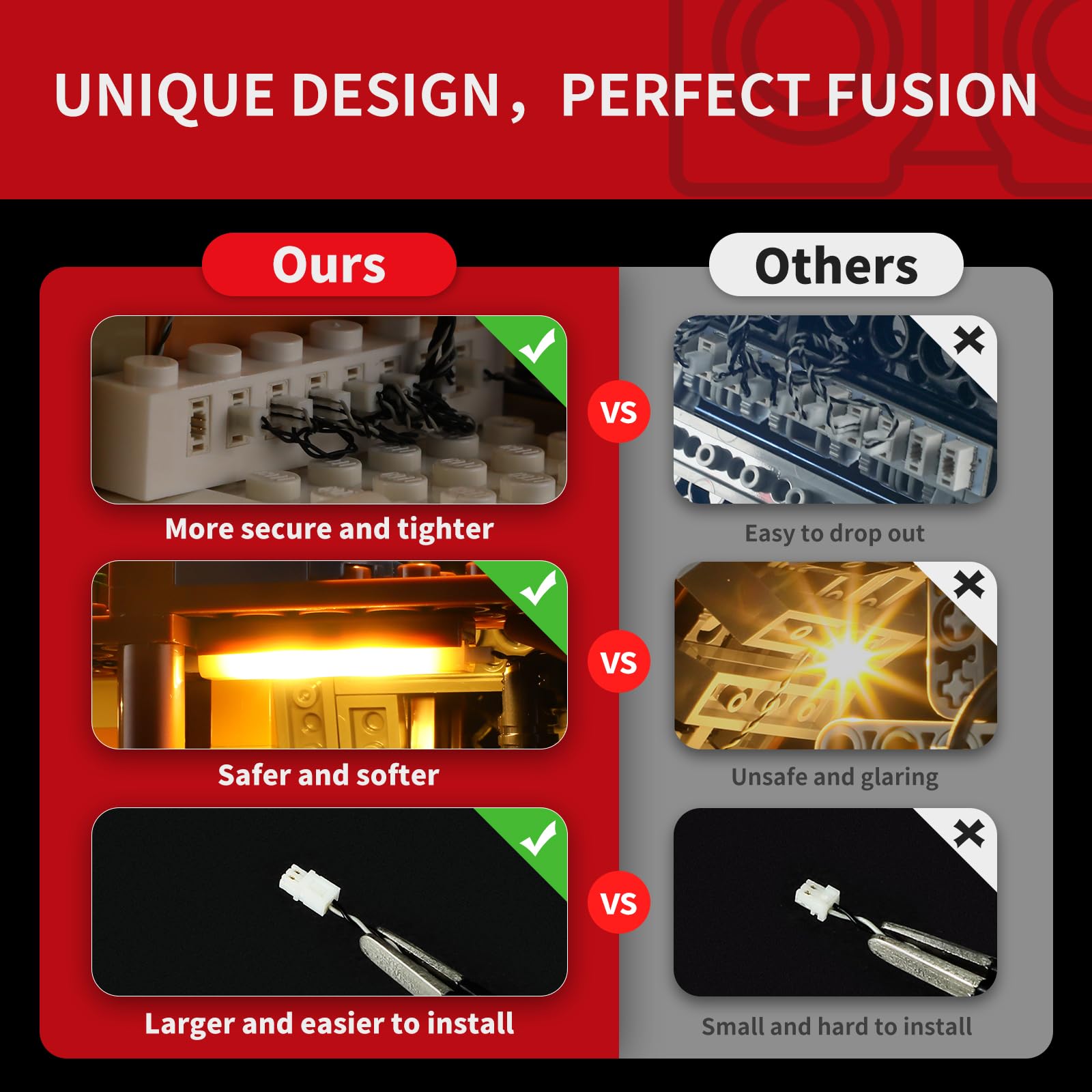BRIKSMAX Illuminazione a LED per Lego Village Hogsmeade, edizione da collezione 76457, set di luci compatibili per mattoncini da costruzione, senza set Lego, luce decorativa di alta qualità per
