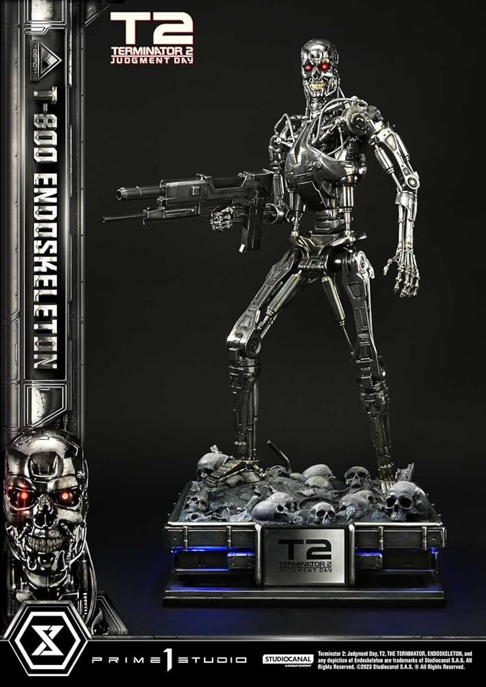 ターミネーター　T-800 プラモデル　フィギュア ターミネーター2 T-800 エンドスケルトン (5体セット