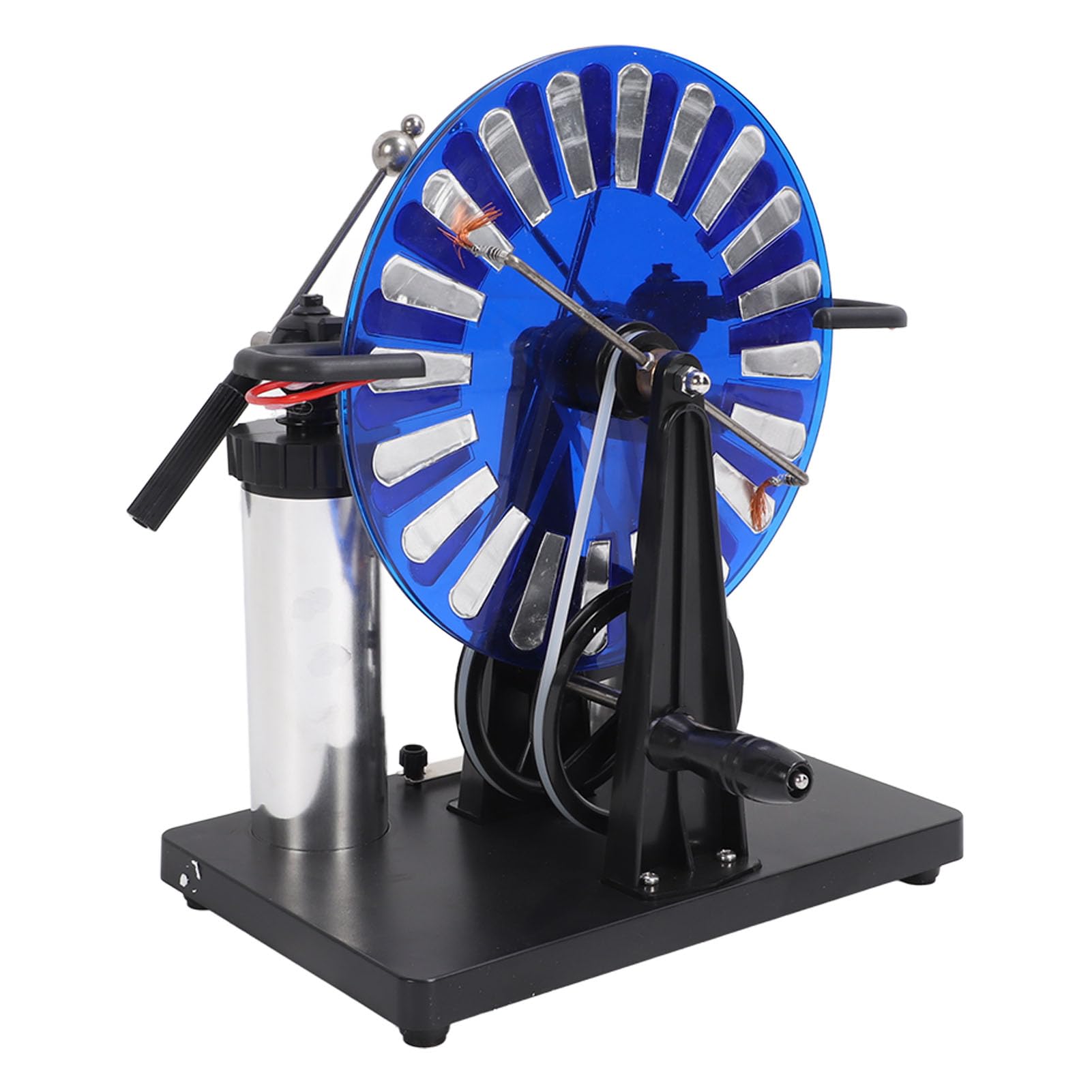 Generador de Electricidad de Inducción Electrostática, Generador Estático, Modelo de Motor Estático, Manivela de PVC, Kits y Juguetes Científicos para Experimentos Educativos