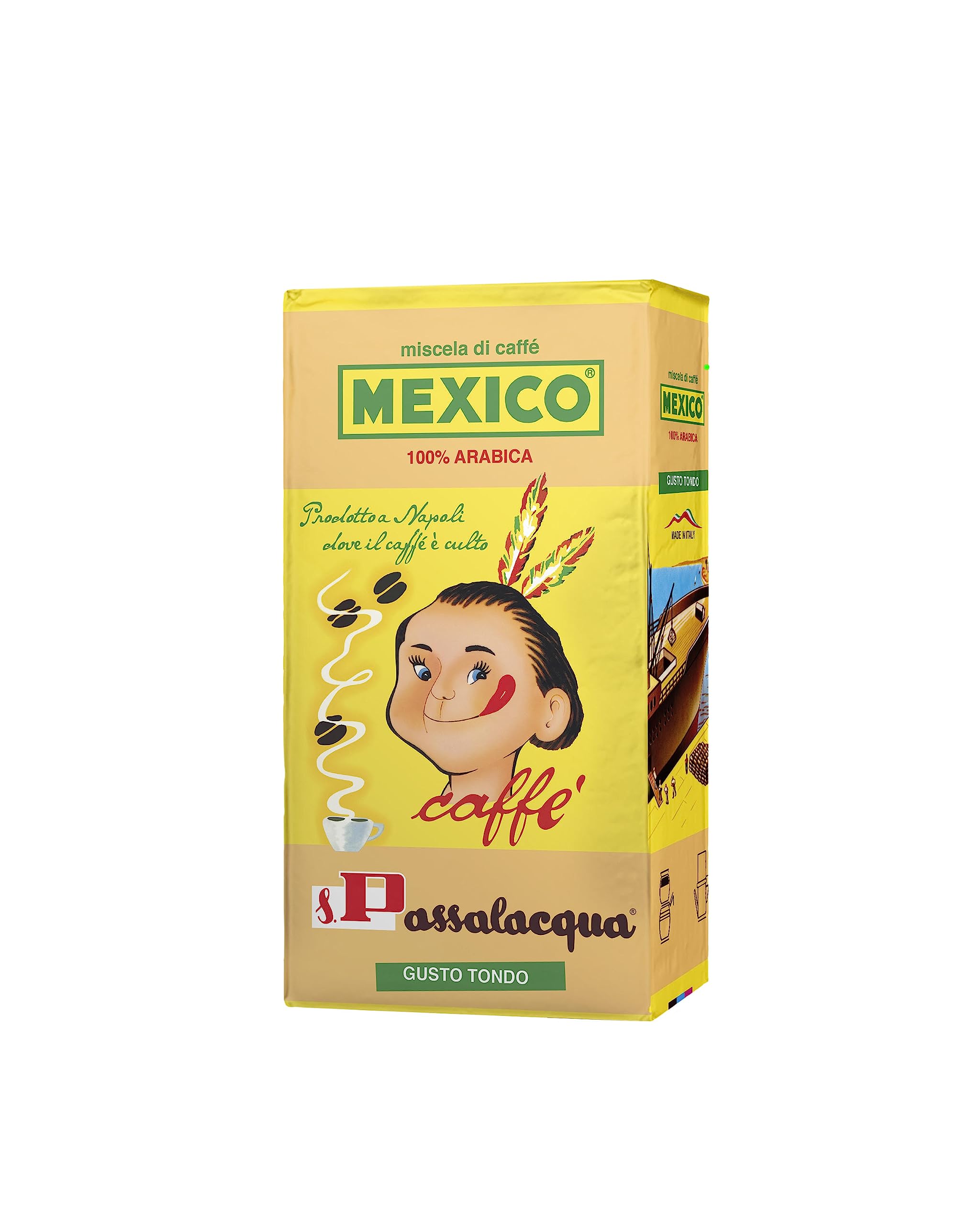Café Passalacqua - MEKICO café molido - 6 Paquetes x 250 Gramos