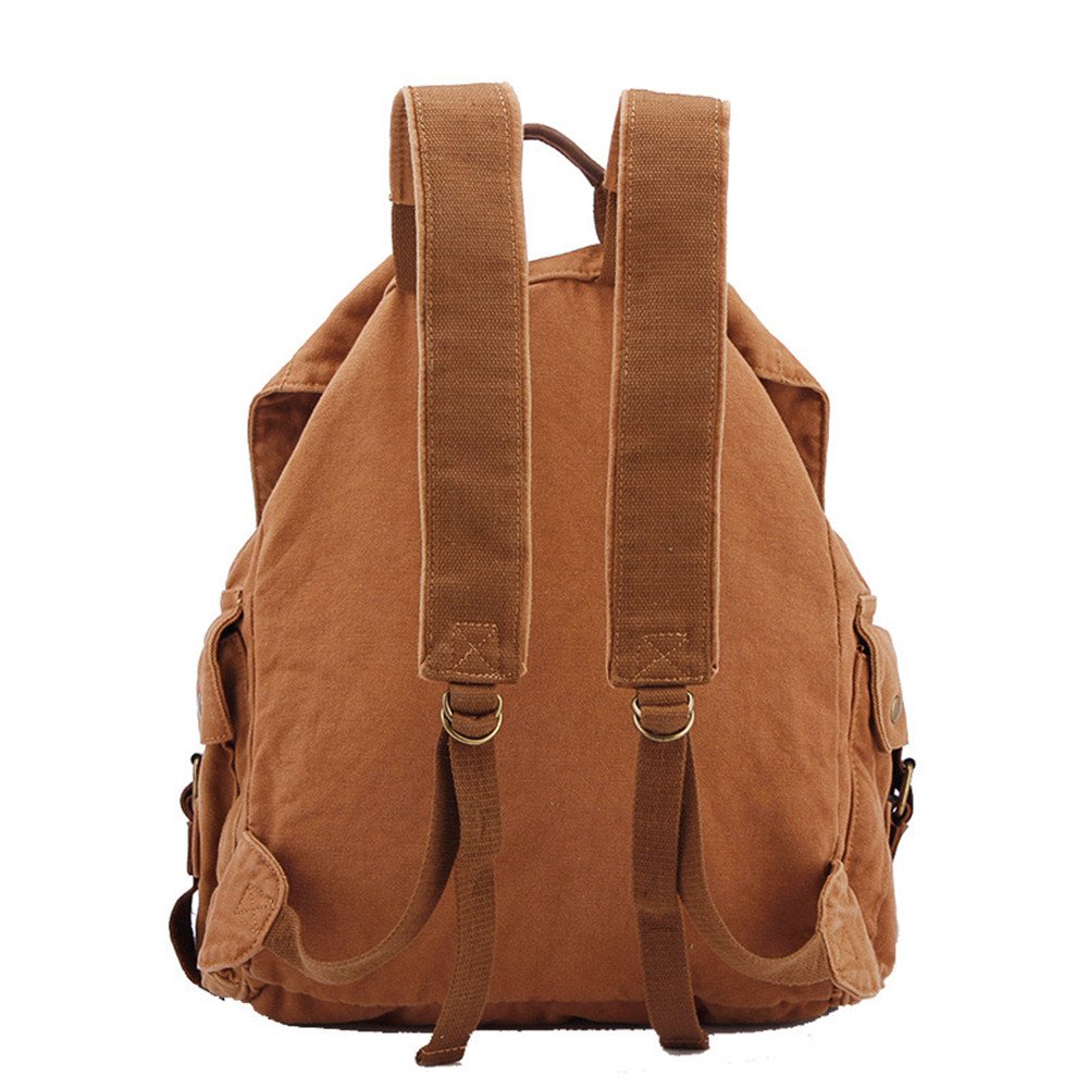 DRF Zaino Tempo Libero per Computer 17.3 Tela Retrò Voluminoso Trekking BG09