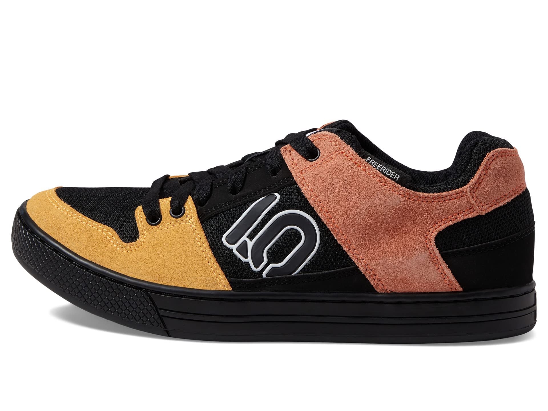 adidasFreerider Mountain Bike Shoes Men's, Core Black/Footwear White/Impact Orange, 7 UK