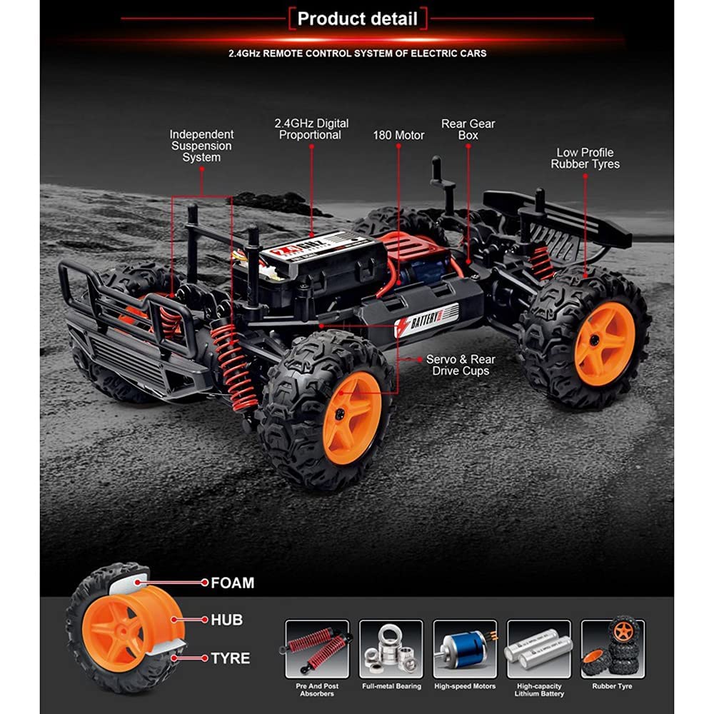 クローラーRC Amazon.co.jp: 1:22スケール大型ロックRCクローラー - 4WDオフ