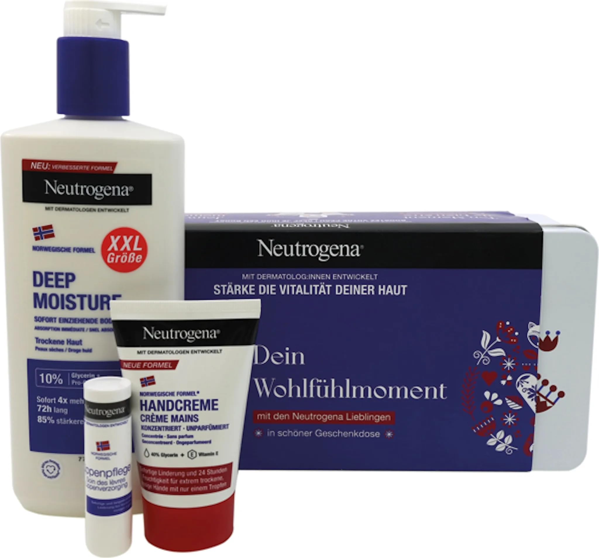 Wohlfühlmoment-Set von Neutrogena: 3-teilig in Geschenkdose