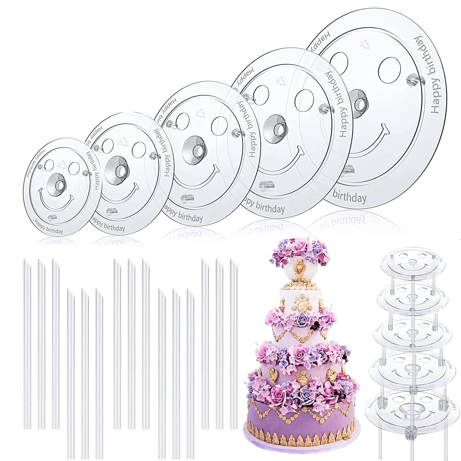 12 Pouces)01 Cake Board Cake Base Board Réutilisable Or Argent Pour