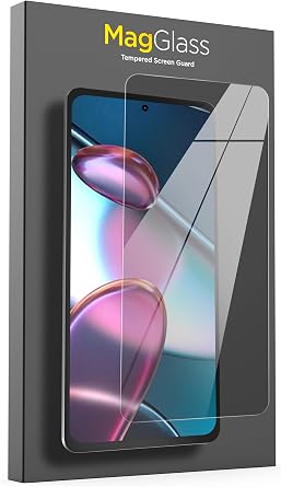 magglass 2 Pack Screen Protector for Motorola Edge 2022 UHD Case Compatible, Full-Coverage Tempered Glass Designed for Moto Edge 2022