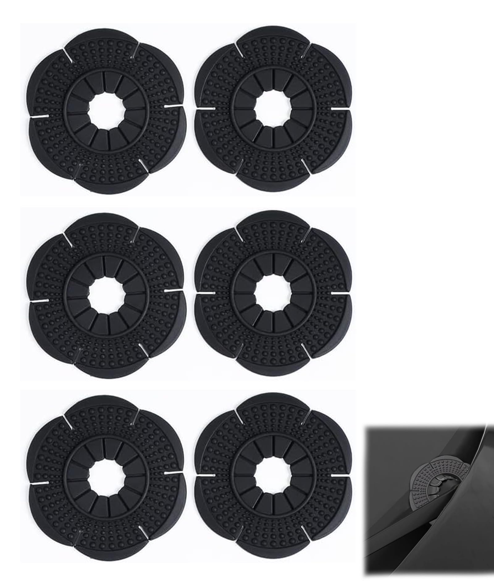 3 Pairs Car Wiper Hole Protector Pad, Windshield Wiper Blade Protection,Durable Silicone Material, Easy Installation for Car Wiper Hole Protector Suitable for Most Cars(Black)-image-40