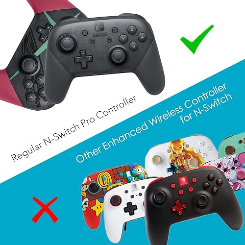 Vista 5 de Tomsin - Palanca de mando de repuesto para mando Nintendo Switch Pro (2 unidades)