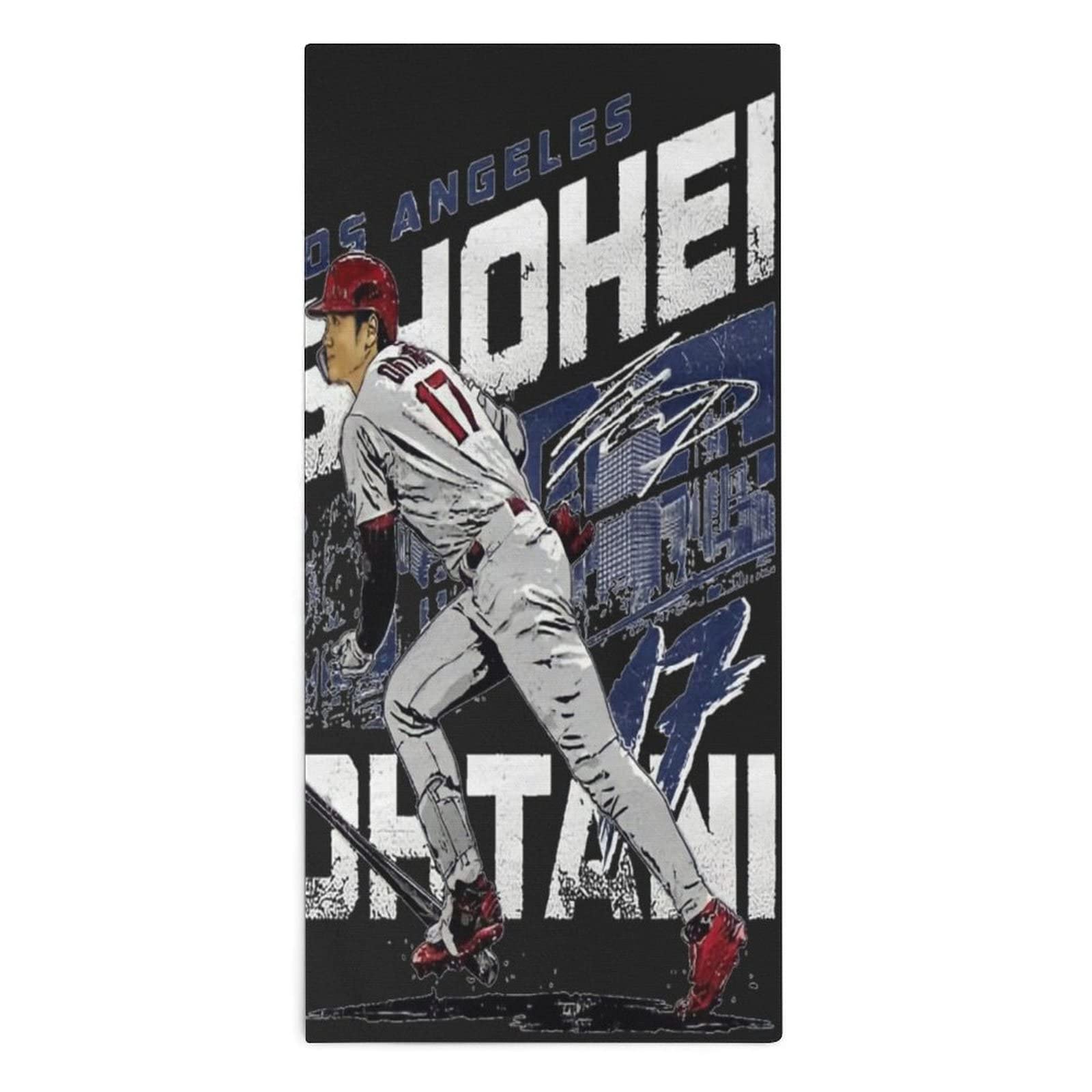 Amazon｜大谷翔平 17 フェイスタオル 人気 吸水性が強い 四季通用