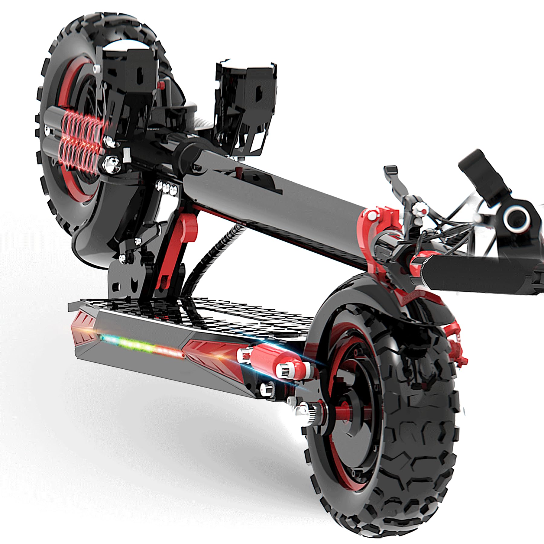 Electric Scooter Adults,1200/1600W Motor, 30/34 MPH Top Speed & 30/40 Miles Range, 48V 18/21AH Big Battery, 10/11" Off-Road Tire Folding E Scooter