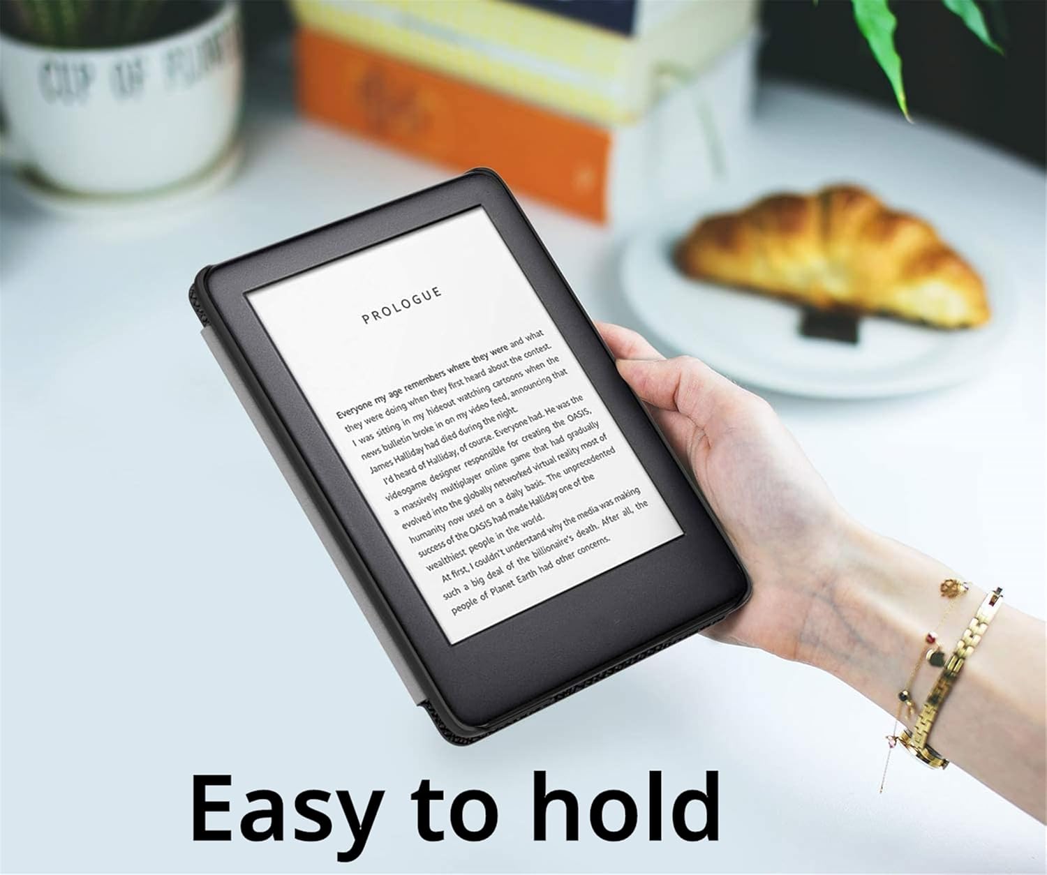 Case for Kindle Paperwhite/Signature Edition 11th Generation 2021 Release 6.8 inch Slim PU Cover with Soft TPU Back and Auto Sleep Wake Model No. M2L3EK and M2L4EK