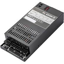 450W Flex PSU, Small 1U Mini ITX Flex ATX Fully Modular Power Supply, Ultra-Quiet Active PFC with 90-264V Full-Range AC-DC Converter, for SFF PCs, Servers, POS Systems, NAS, and Mini-ITX Builds