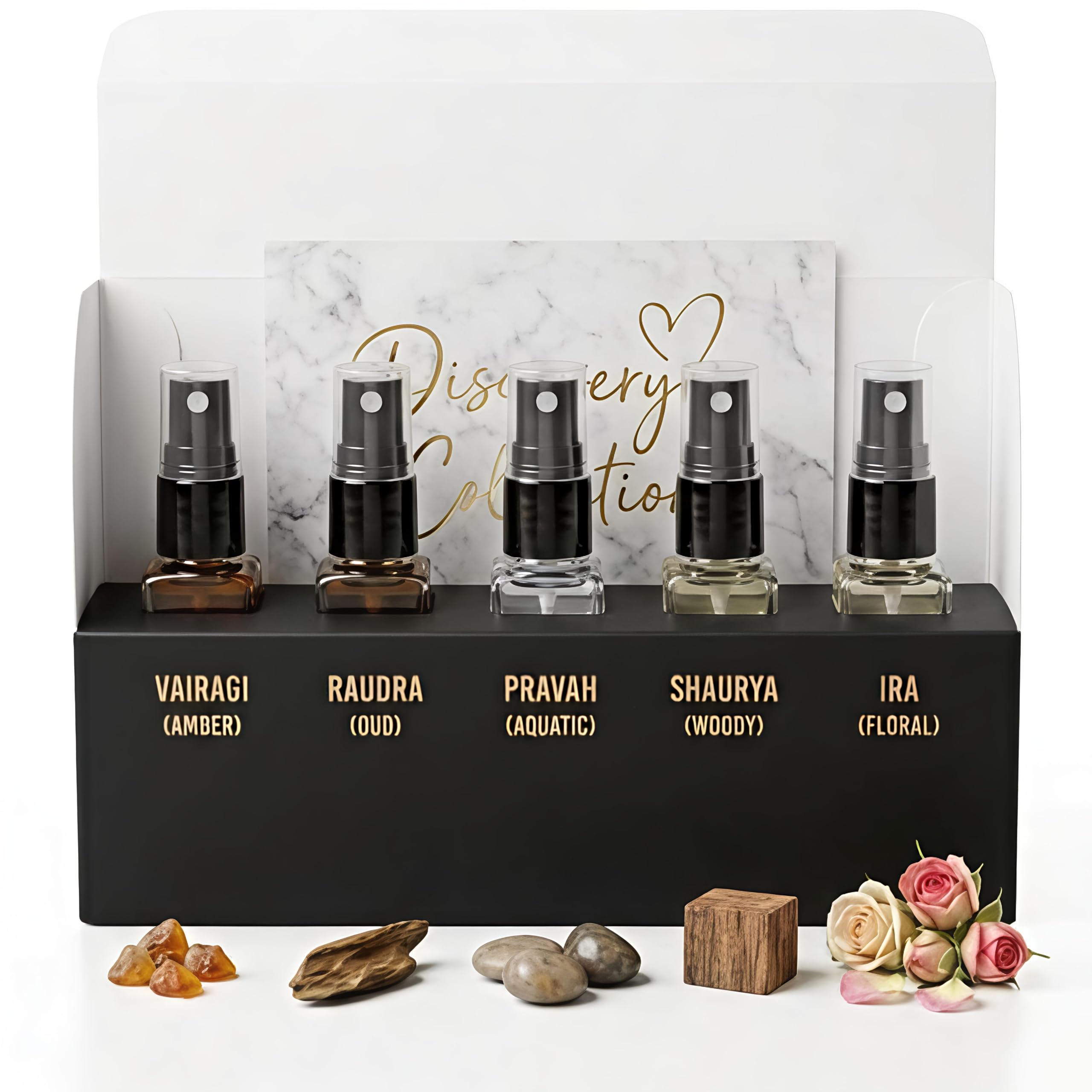 Discovery Collection Eau De Parfum, Unisex, 5 Fragrances - Vairagi, Raudra, Pravah, Shaurya and Ira, Long Lasting, 25 ml-image-11