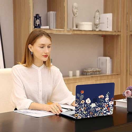 Miniatura 6 de MOSISO Funda compatible con MacBook Air de 13.6 pulgadas 2022 2023 2024 versión M3 A3113 M2 A2681 con Touch ID, carcasa rígida de plástico con