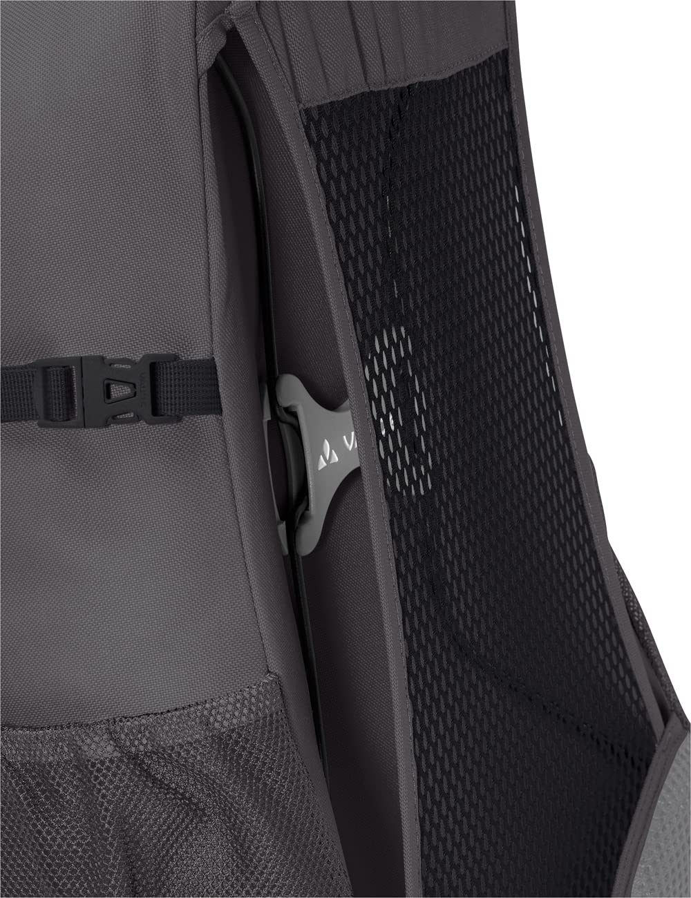 VAUDE Wanderrucksack Ifen 19 l, wasserdicht & leicht – Schwarz | Wasserdichter Rucksack Damen & Herren – leichter Trekkingrucksack mit belüftetem Tragesystem – optimale Lastverteilung