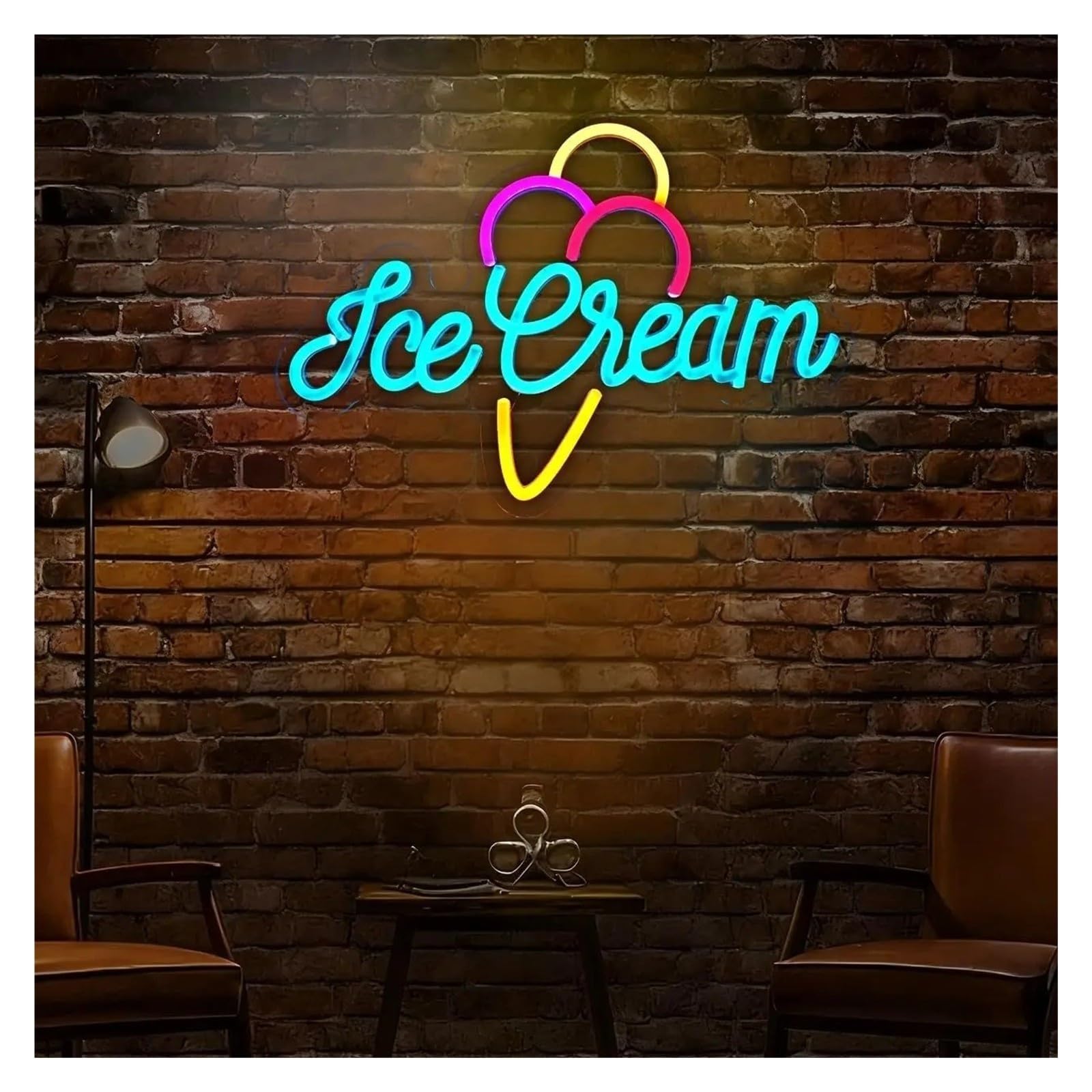 Insegna al Neon Insegna al neon a LED cono gelato