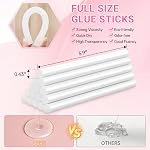 Hot Glue Gun Full Size, 60/100W Dual Power Glue Gun with 15 Glue Sticks(7/16''), Heavy Duty Large Glue Gun Kit, Hot Glue Gun and Sticks Set for Crafts, Arts, DIY and Home Repairs
