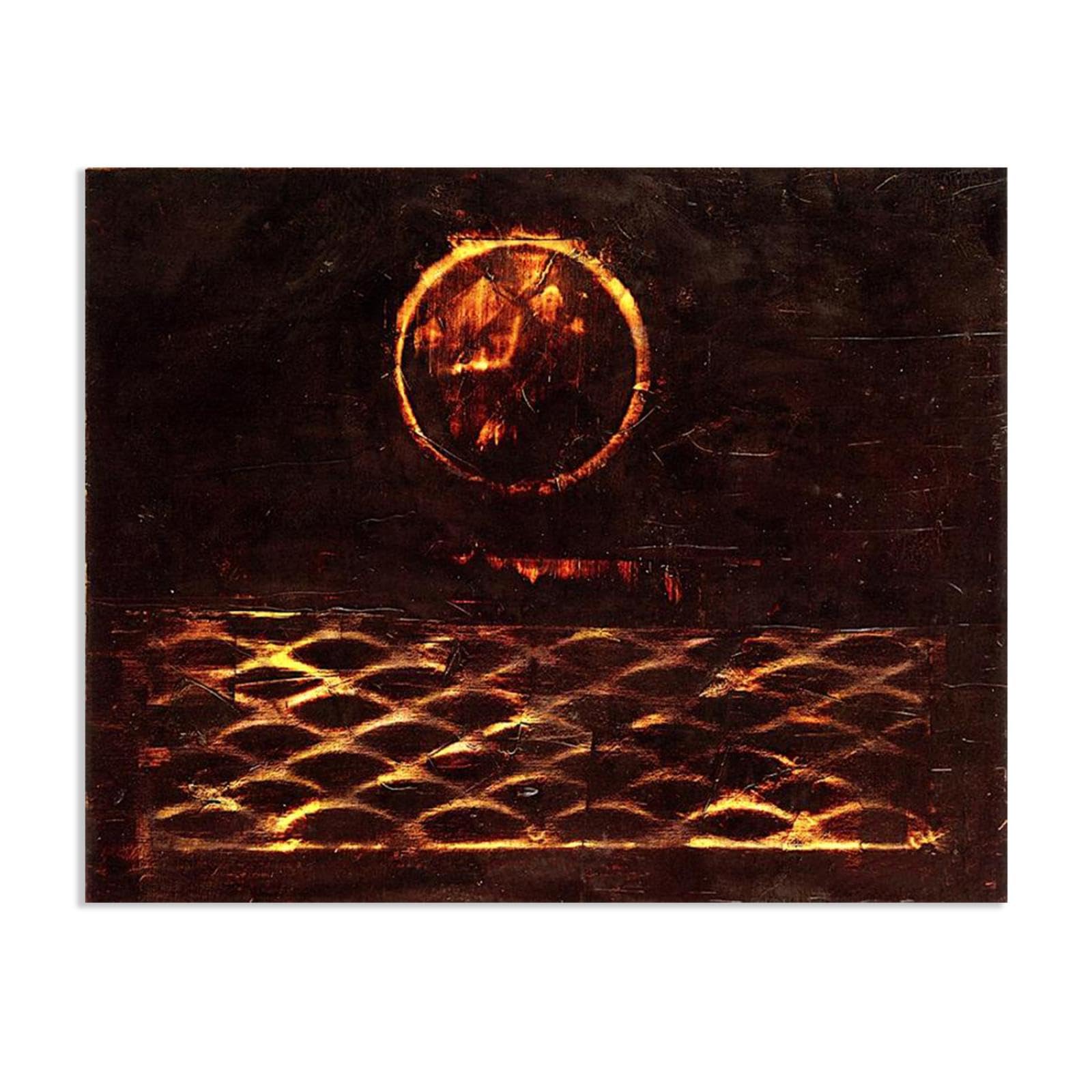 MYCGGDGH Max Ernst Canvas Wall Art Reproductions of Famous Paintings A School of Herring Swimming Dreamy Surrealism Poster Elegant Wall Decor for Living room 40x30cm(16x12in) Frameless