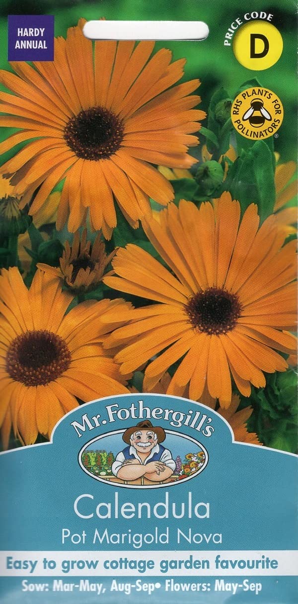 Amazon.co.jp: 【種子】Mr.Fothergill's Seeds Calendula Pot Marigold