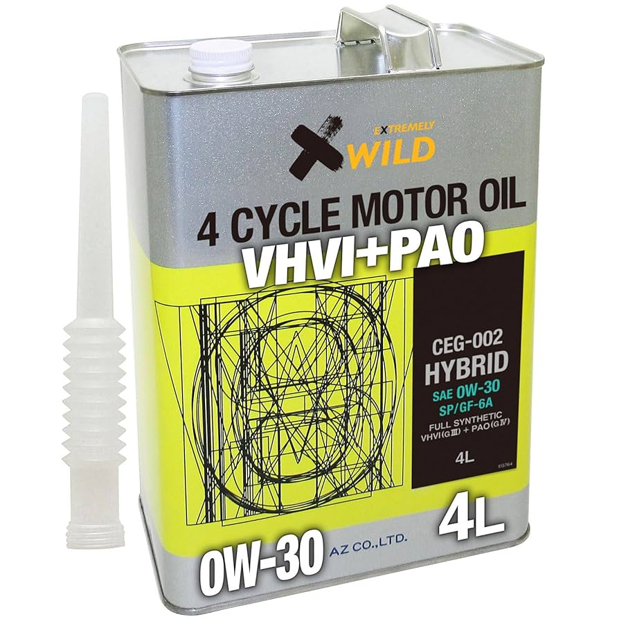 Amazon | AZ (エーゼット) CEG-002 4輪用 エンジンオイル 4L 0W