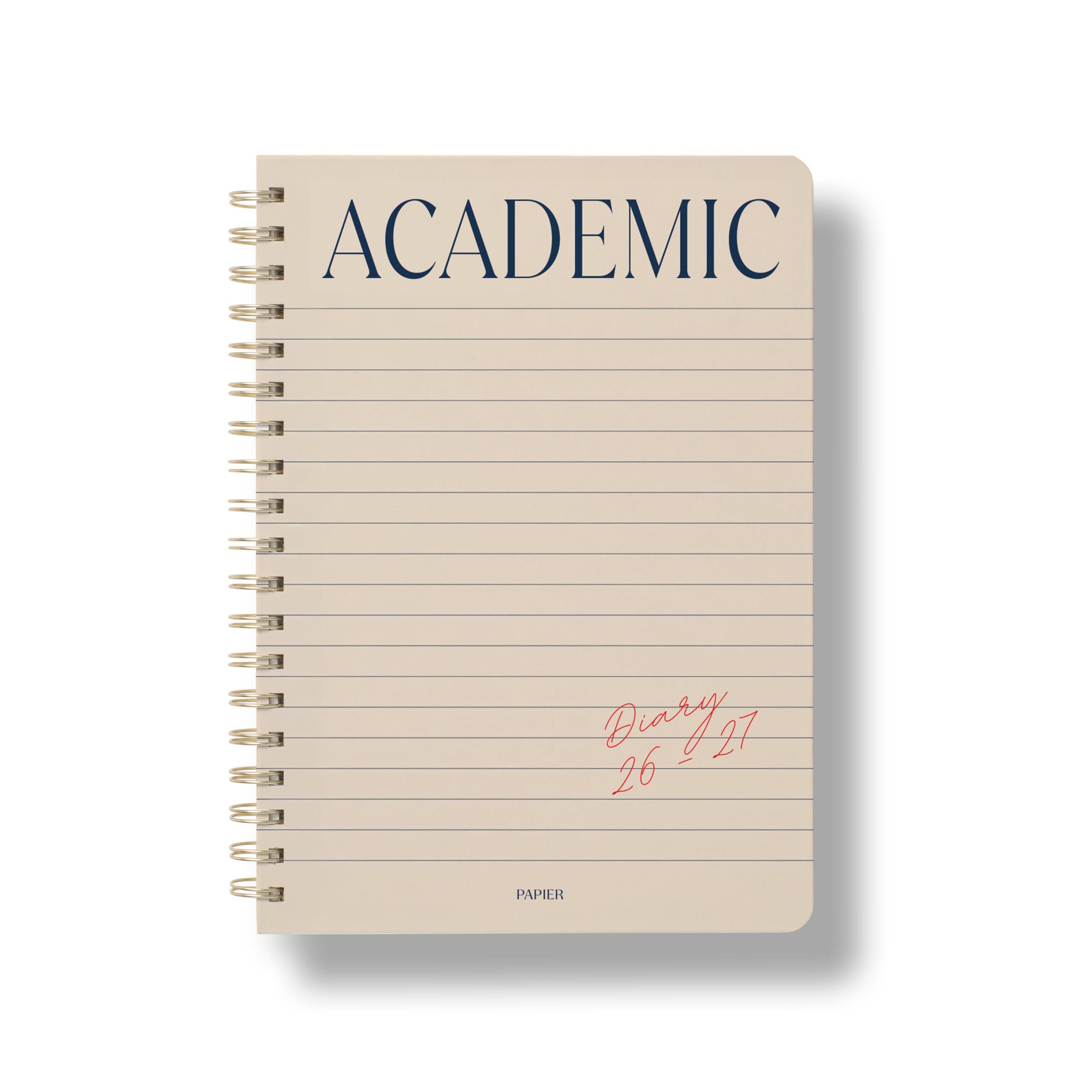 Papier In The Grid B5 Academic Diary 2026-27
