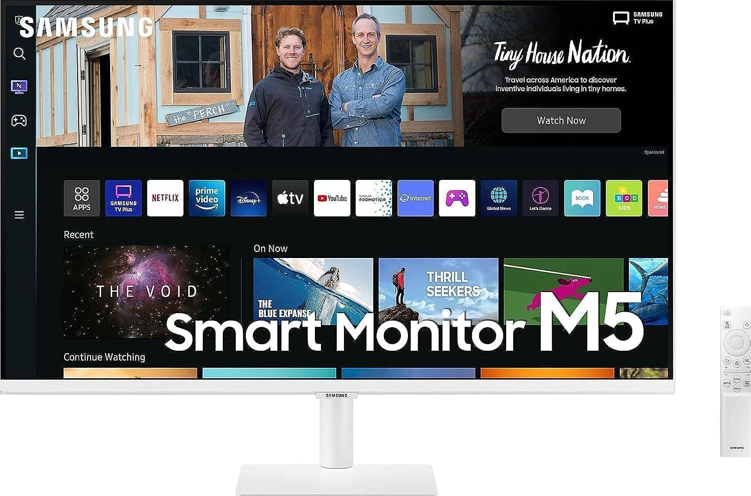 LS27BM501EMXUE 27BM501 27-Inch Smart Monitor, White