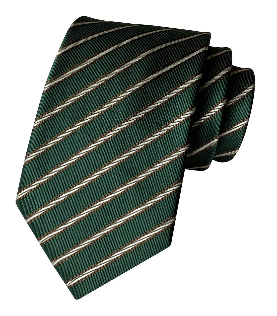 ElfevesMen's Striped Gingham Check Pattern Ties Business Formal Designer Neckties