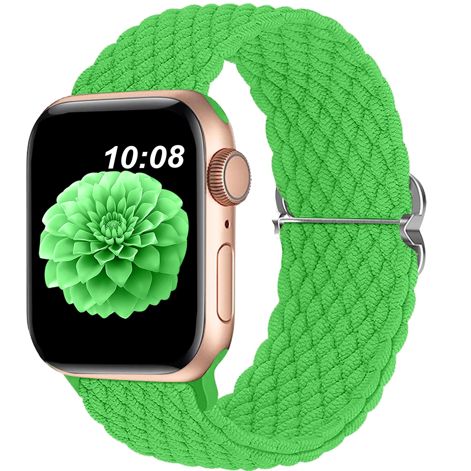 DOBSTFY Compatible with Apple Watch Band 38mm 40mm 41mm 42mm 44mm 45mm 46mm 49mm for Women Men,Stretchy Braided Apple Watch Strap for iWatch Series 10