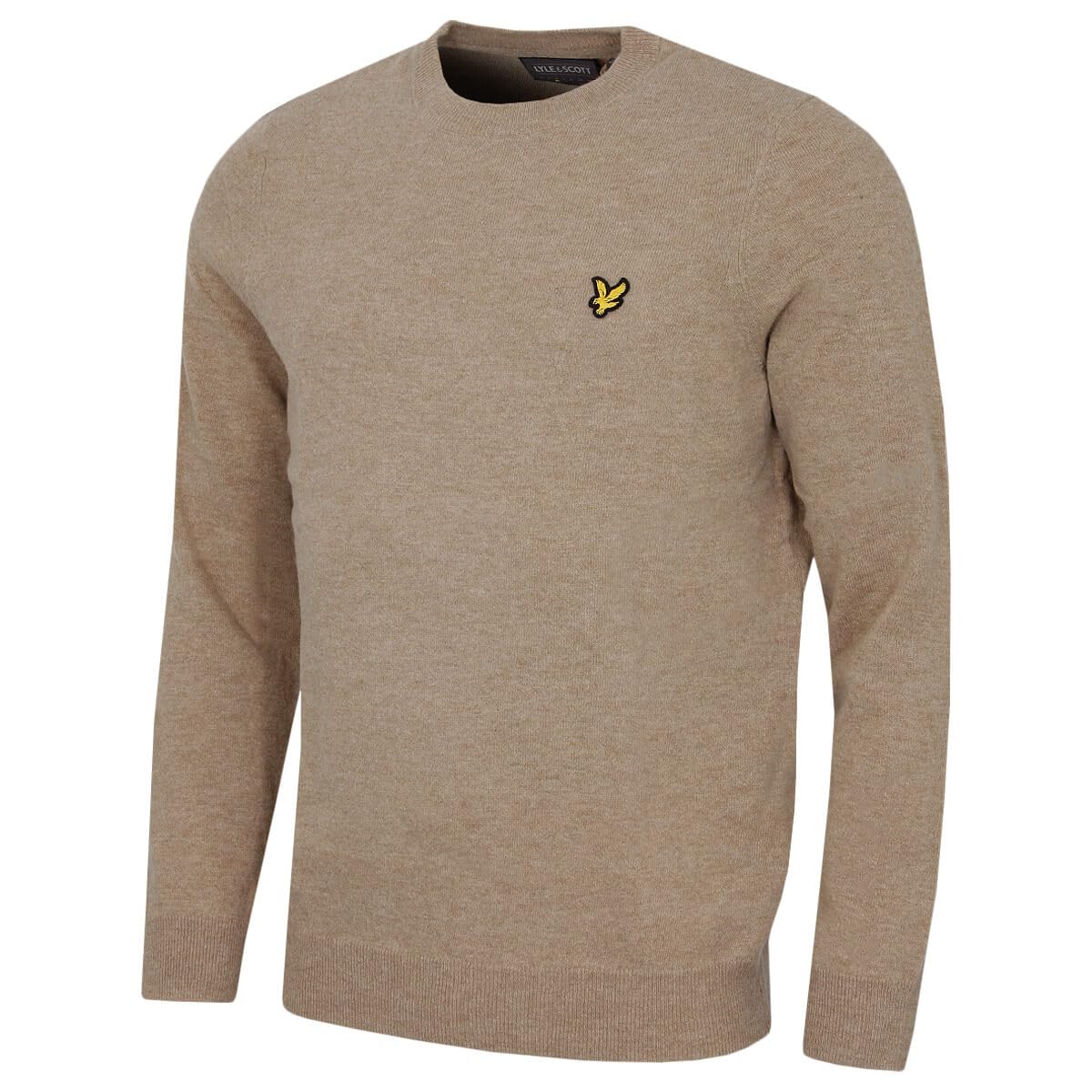 Lyle & Scott Mens Lambswool Blend Crew Neck Jumper Golf Sweater