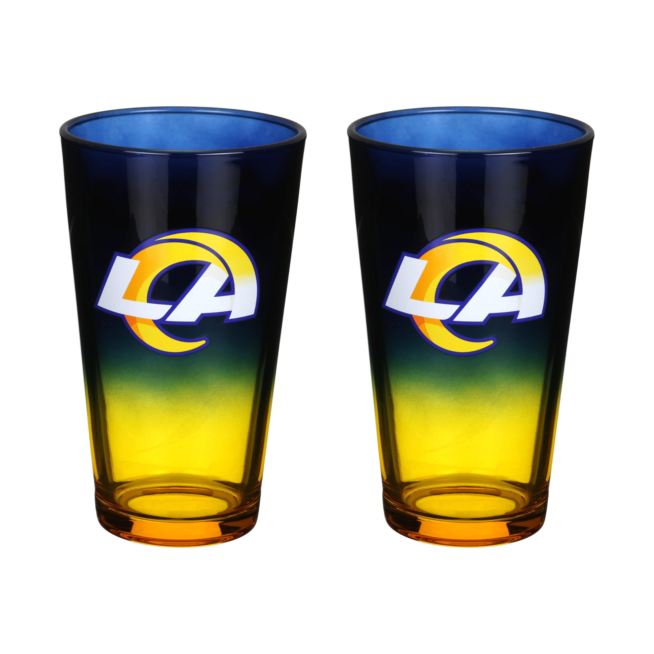 NFL Ombre Pint Glasses - Indianapolis Colts (2-Pack) -13