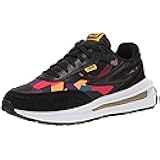 Men's Renno '90s 1CM01283 Vintage Sneakers, Black/Old Gold/Capri Breeze
