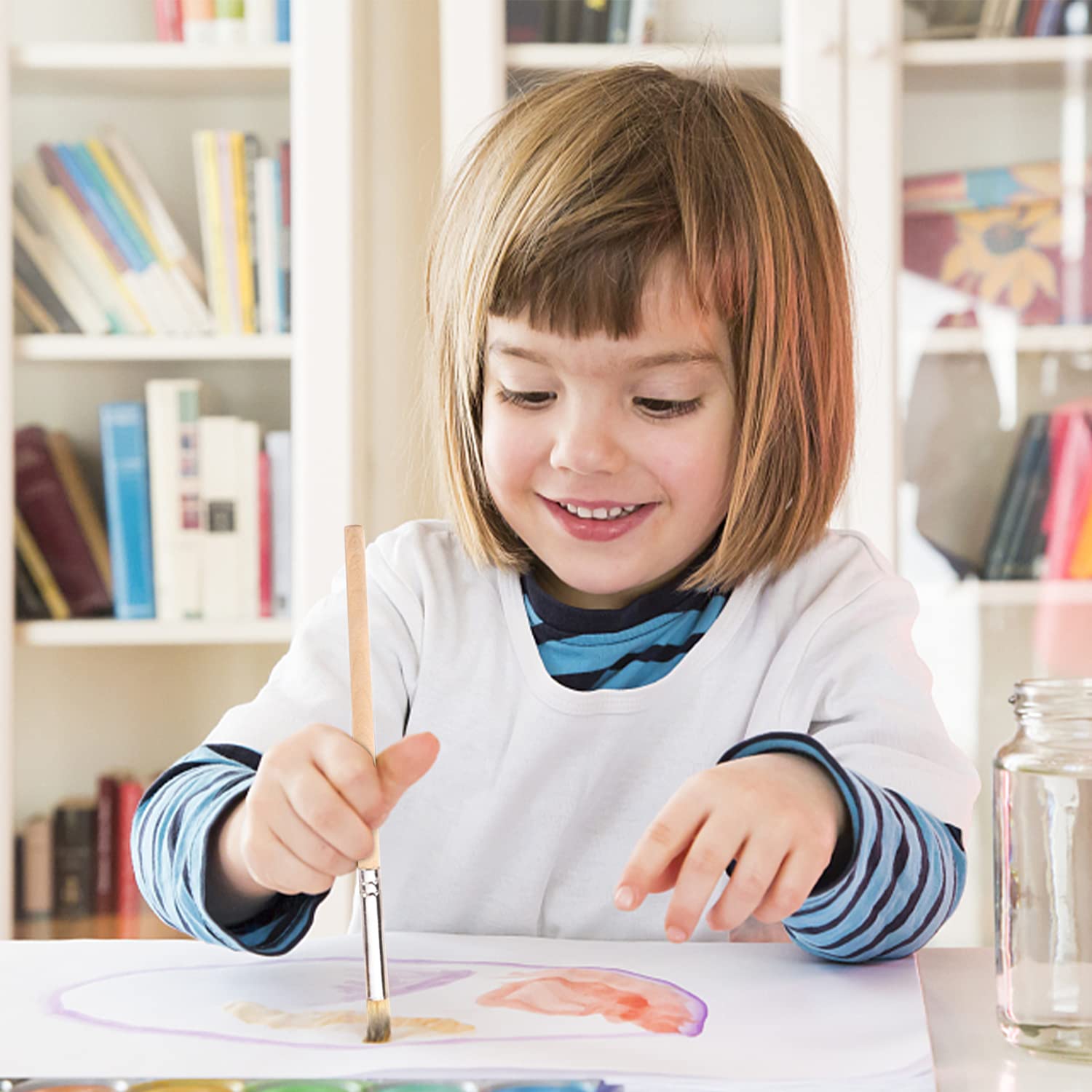 SET DI 2 Spazzole Texture Fatte A Mano In Argilla Con Manico In Legno Per Lavoro EUR 10,21 - Foto 5