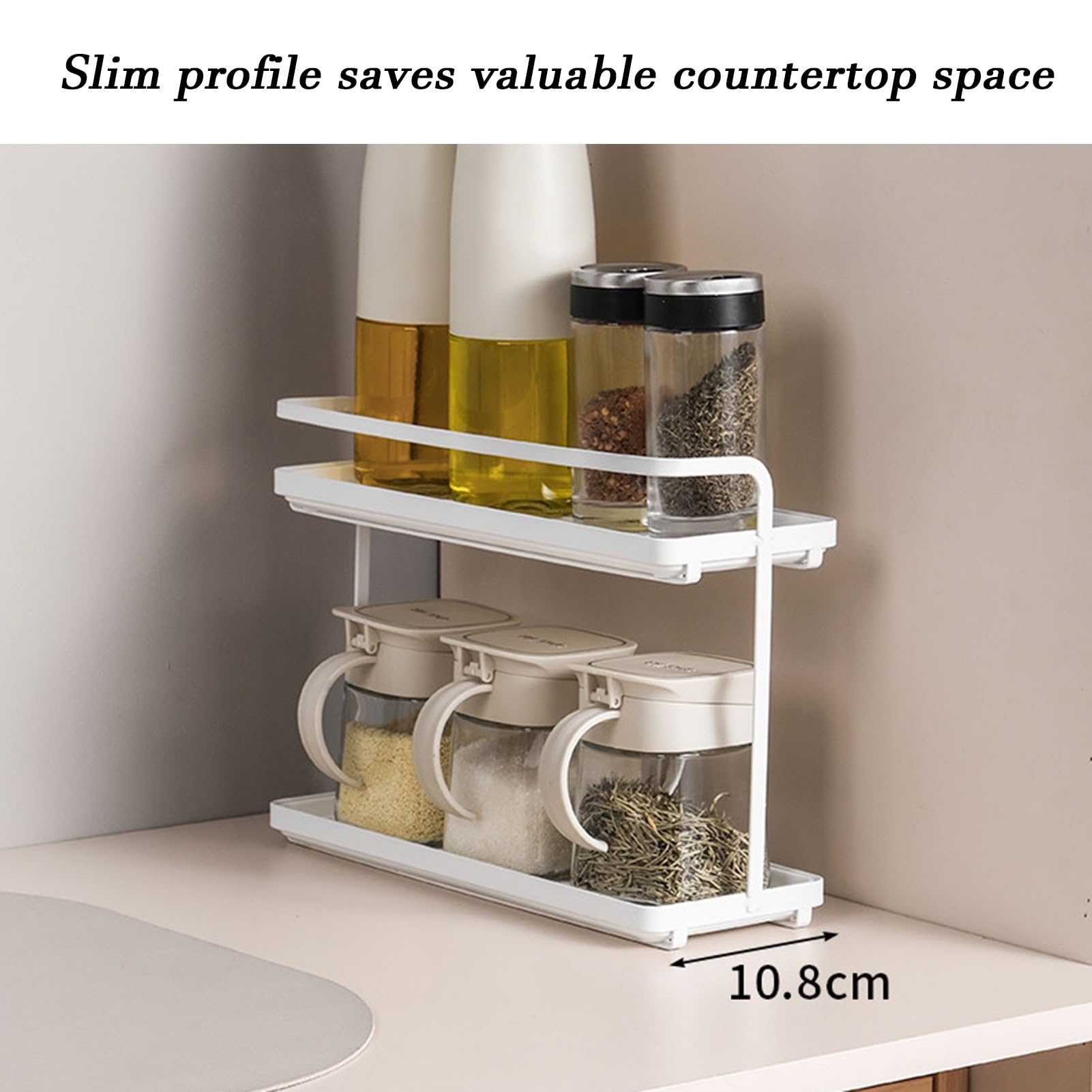 Especiero De 2 Niveles/Organizador De Encimera De Cocina