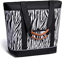 Vista 8 de Insulated Cooler Bag Reusable Grocery Tote Bags Transport Large Lunch Box for Women