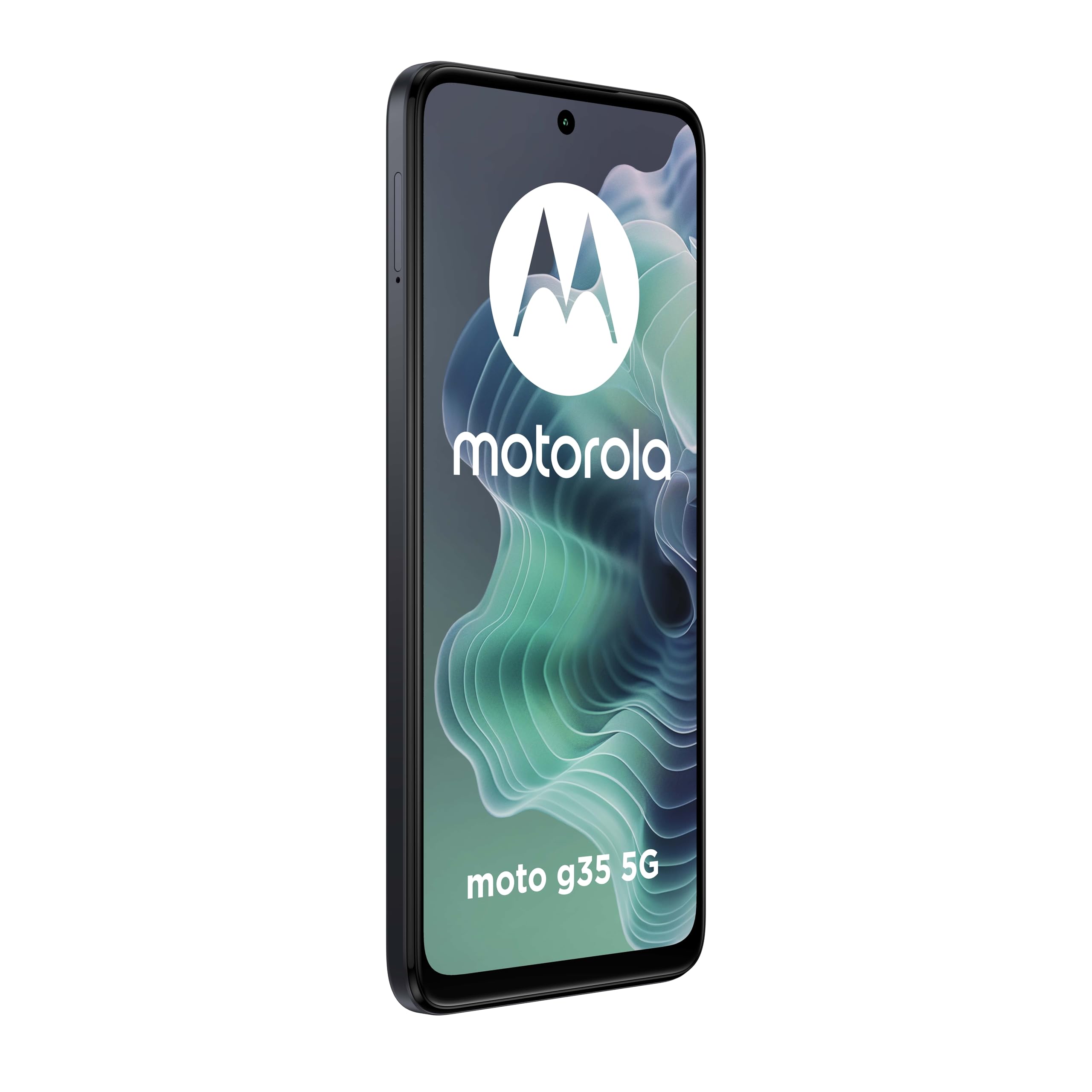 moto g35 5G (4/256GB, display 6.72" FHD+ 120Hz, 50+8MP, 5000 mAh, selfie 16MP, ricarica 18W, NFC, Android 14 stock, cover protettiva inclusa), Midnight Black