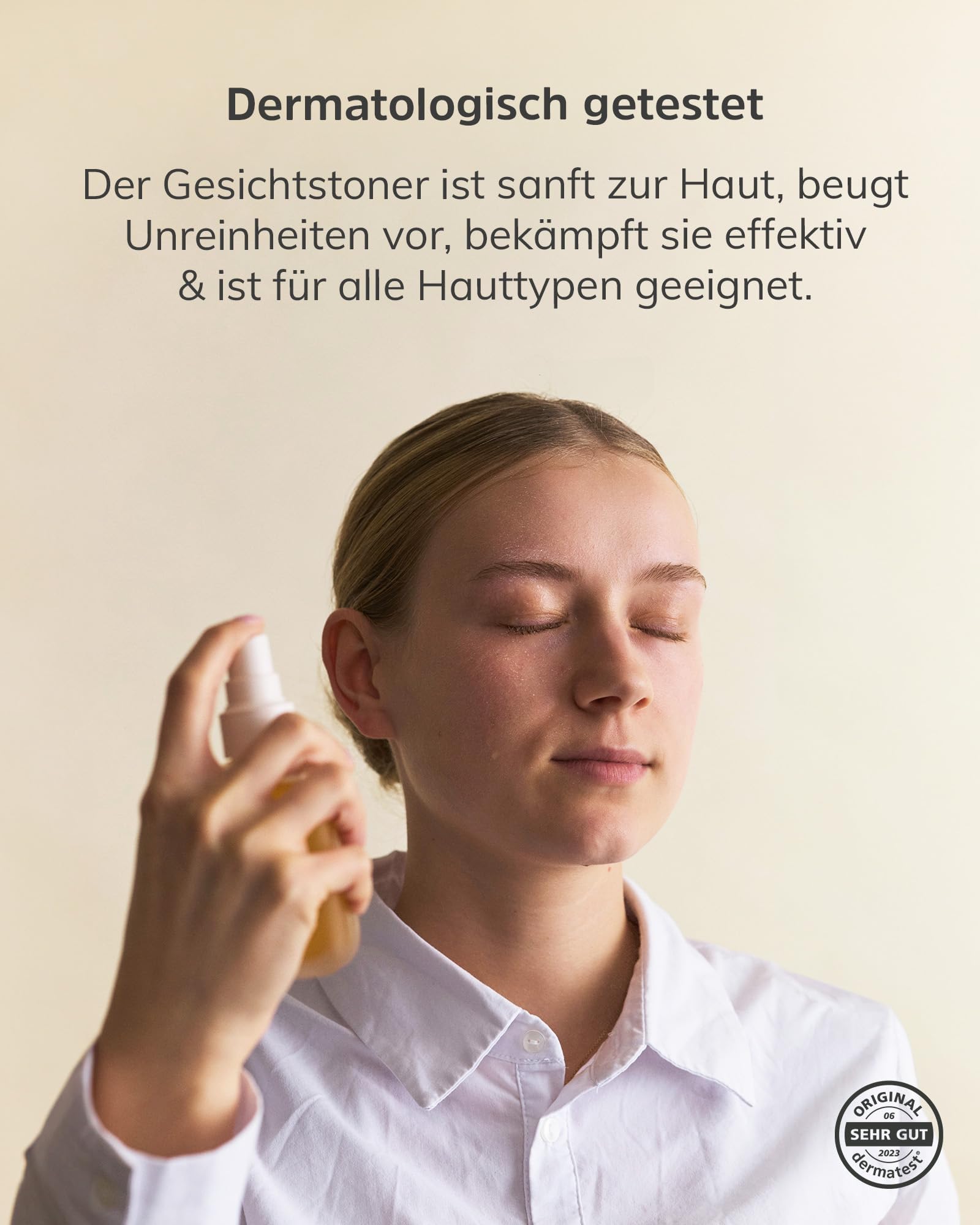 nkm Naturkosmetik München Pflege-Set bei Unreinheiten – Antimikrobieller Toner 100 ml mit Salicylsäure & Punktuelle Pickel-Paste 15 ml mit Zink – Vegan – Dermatologisch Getestet